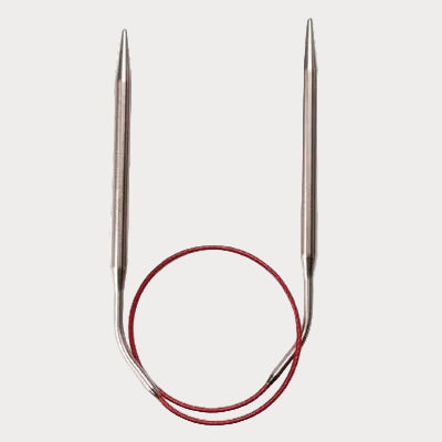 6040 Knit RED Circular Steel 40"/100cm Knitting Needles - Alpine Kneedles