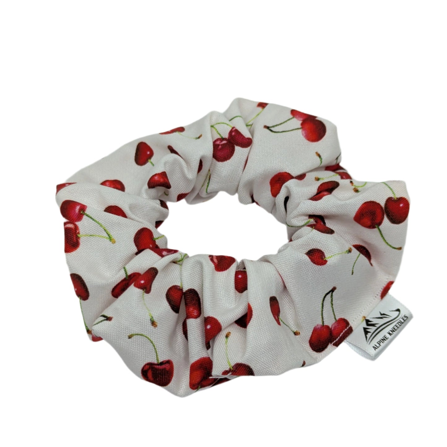 Cherry Bomb - Maple Cotton Scrunchie - Alpine Kneedles