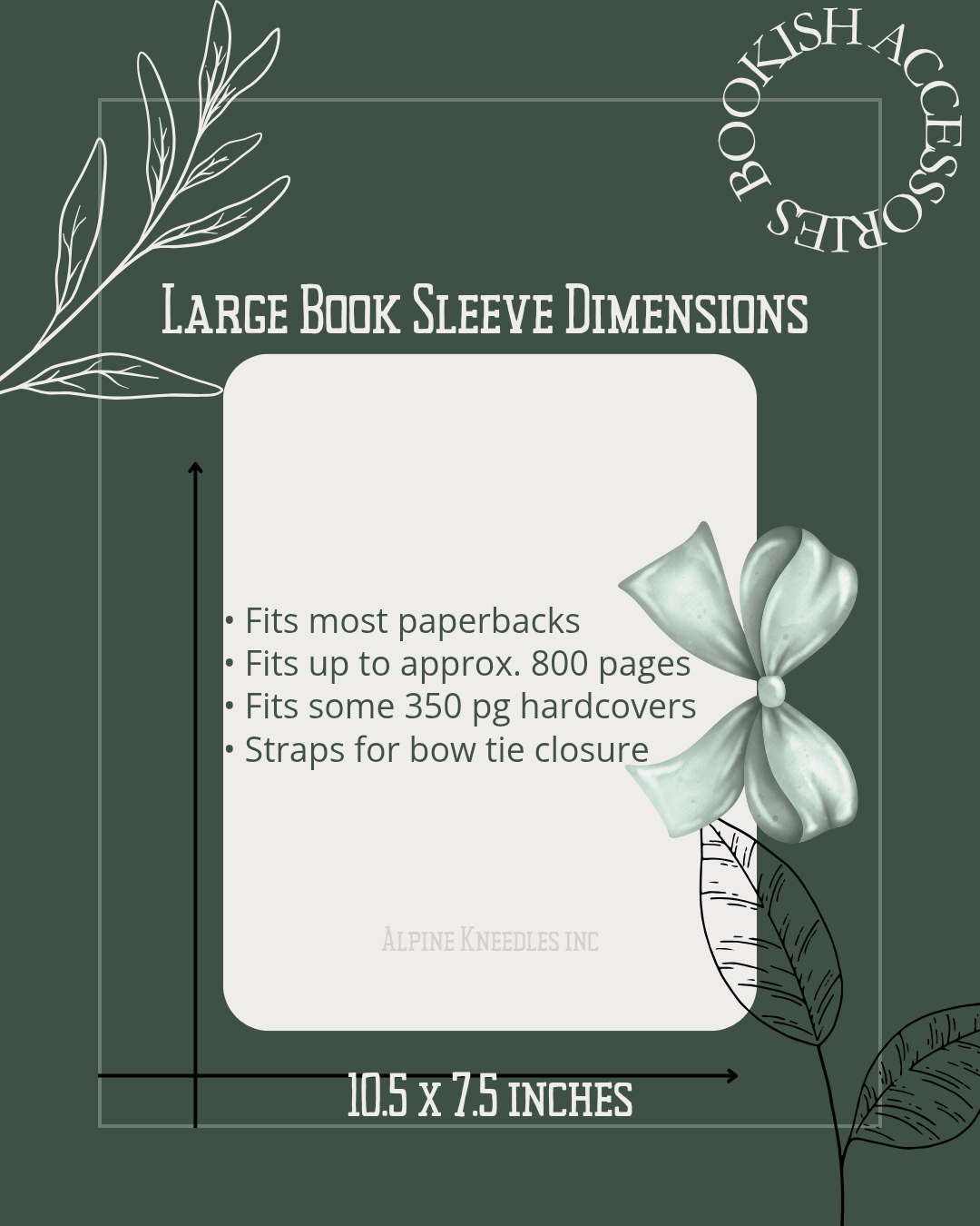 Dream in Colour Large Book Sleeve - Alpine Kneedles