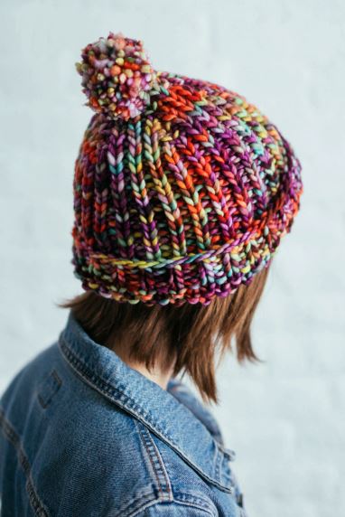 Nina Hat Free Pattern - Manos Del Uruguay - Franca - Alpine Kneedles