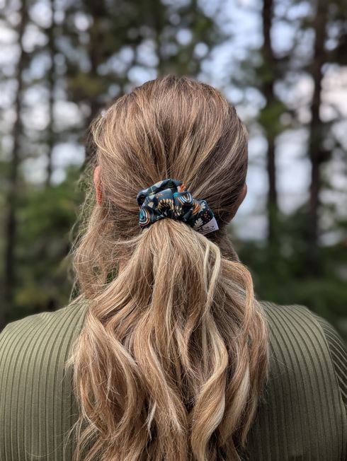 Mystic Night - Sapling Cotton Scrunchie