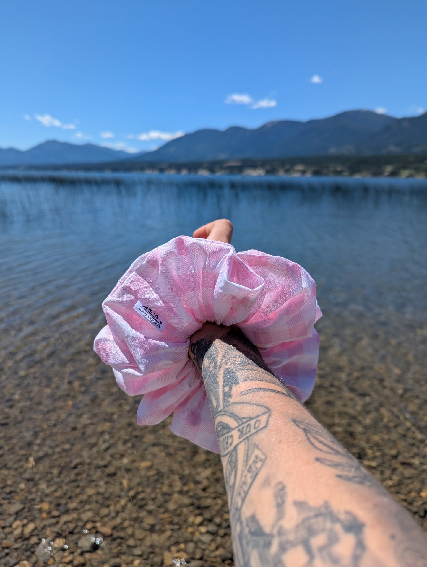 On Wednesdays - Redwood Cotton Scrunchie - Alpine Kneedles