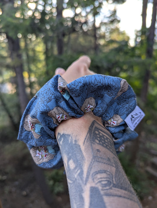 Possessed & Pretty - Maple Cotton Scrunchie - Alpine Kneedles