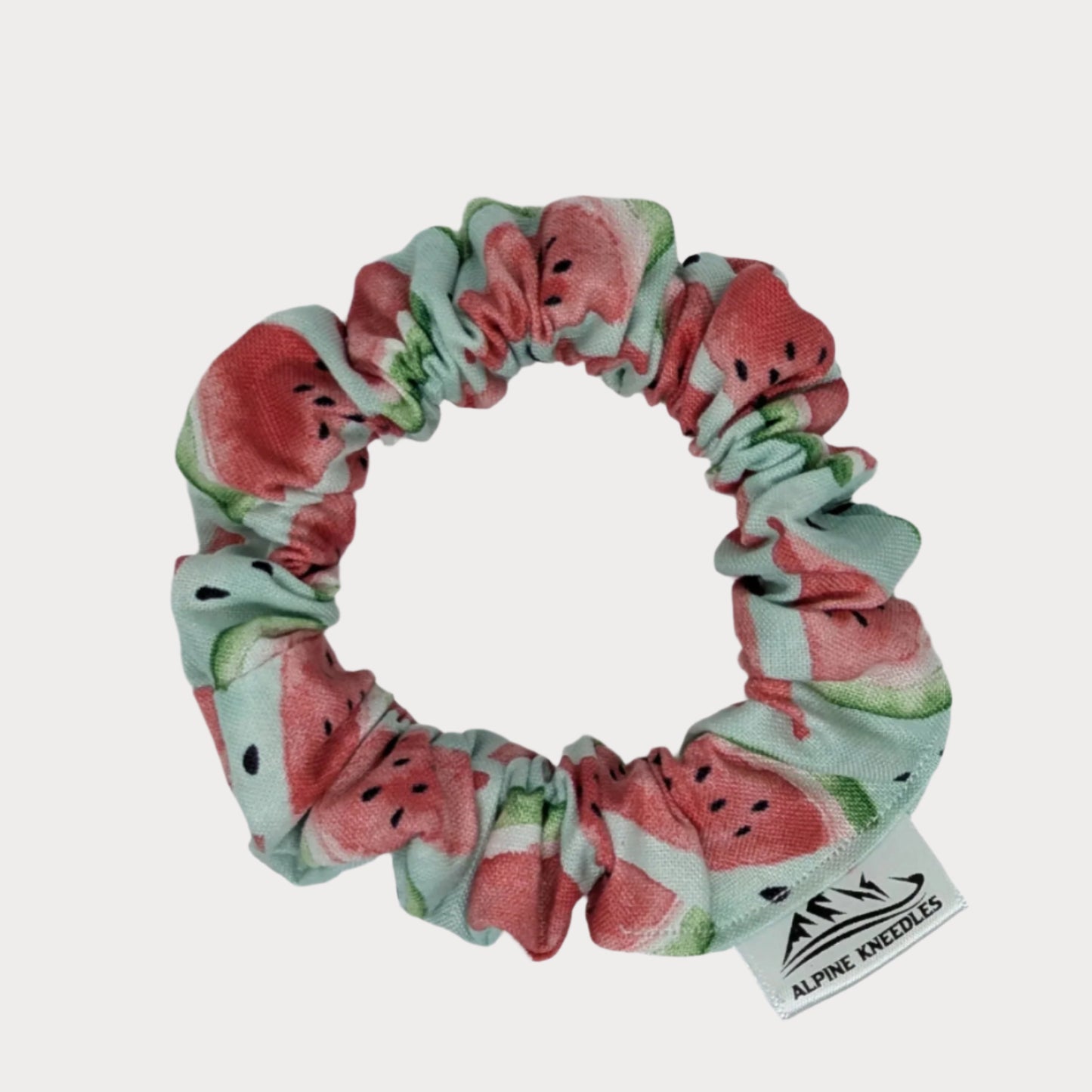 Squeeze The Day - Sapling Cotton Scrunchie - Alpine Kneedles