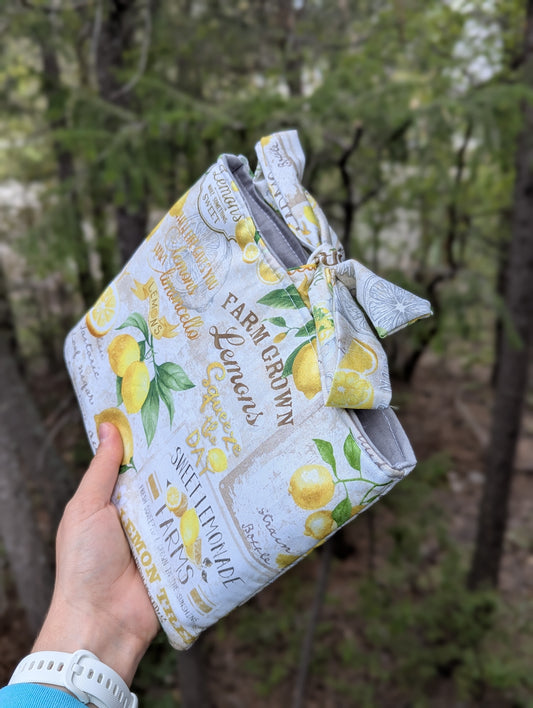 The Citrus Patch Medium Book Sleeve - Alpine Kneedles