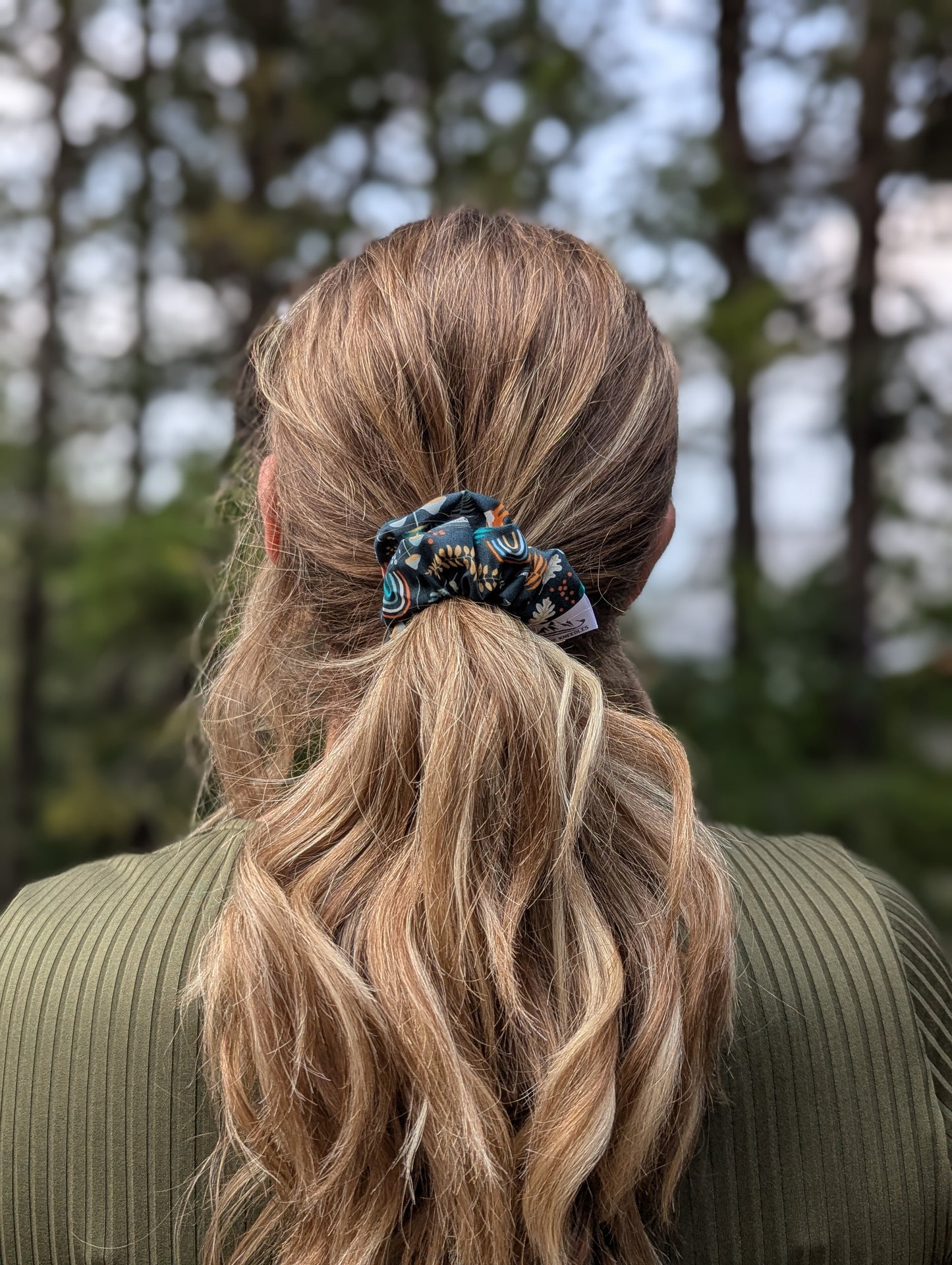 Mystic Night - Sapling Cotton Scrunchie - Alpine Kneedles