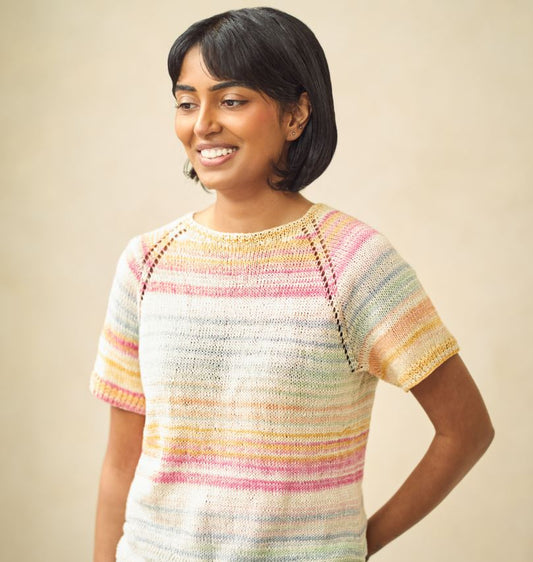 Our First Online Knit-Along: The Simple Top-Down Tee