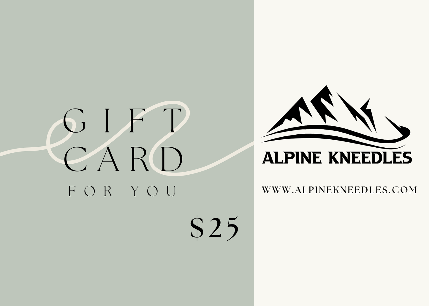 $25 Dollar Gift Card