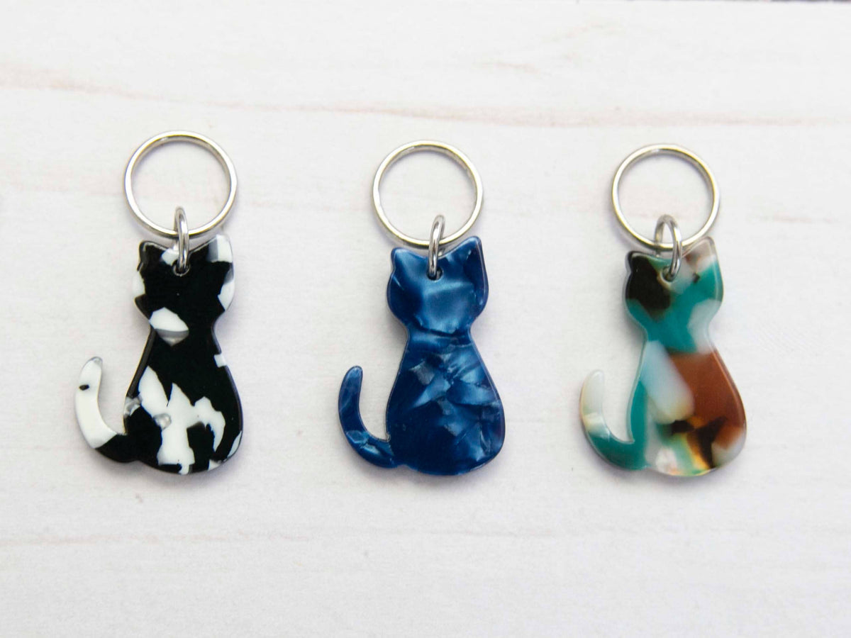 Bold Cat | Stitch Markers - Alpine Kneedles