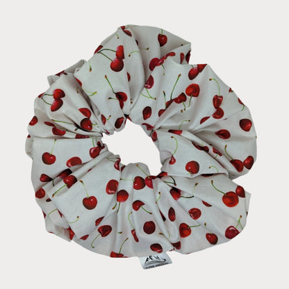 Cherry Bomb - Redwood Cotton Scrunchie - Alpine Kneedles