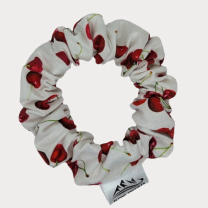 Cherry Bomb - Sapling Cotton Scrunchie - Alpine Kneedles
