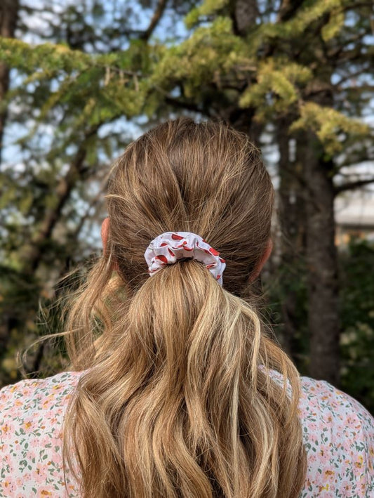 Cherry Bomb - Sapling Cotton Scrunchie