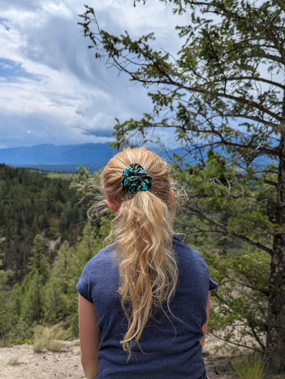 Clever Girl - Sapling Cotton Scrunchie - Alpine Kneedles
