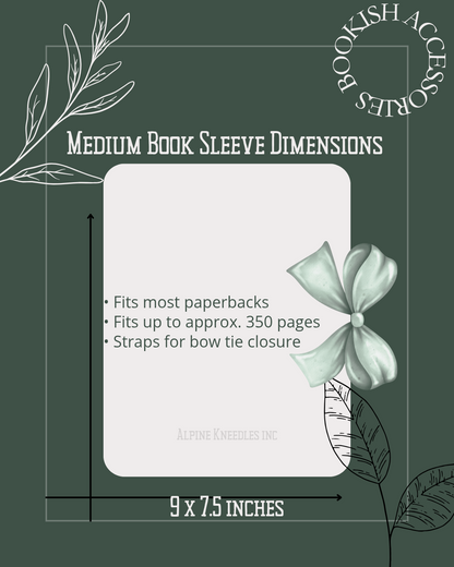 The Citrus Patch Medium Book Sleeve - Alpine Kneedles