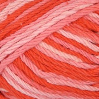 Close-up of pink and red yarn