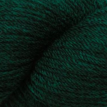 Close-up of evergreen yarn