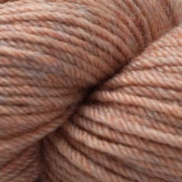 Close-up of a skein of peach yarn