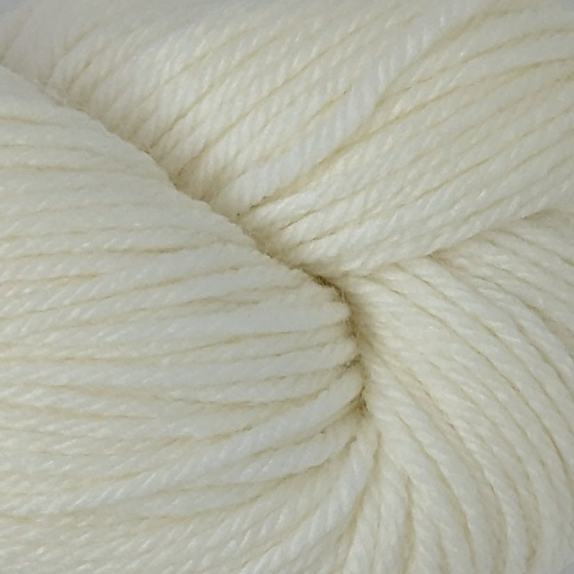 White-colored yarn skein
