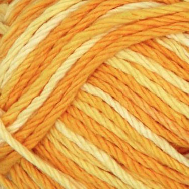 Close-up of orange and yellow yarn