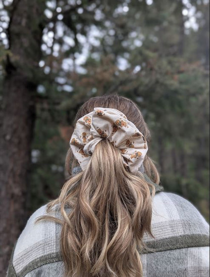 Gingercrumb - Redwood Cotton Scrunchie - Alpine Kneedles