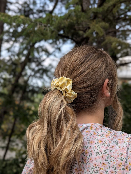 Honey Bee - Maple Cotton Scrunchie