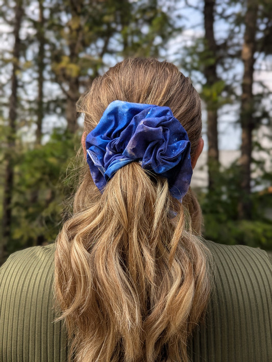 Milky Way - Redwood Cotton Scrunchie - Alpine Kneedles