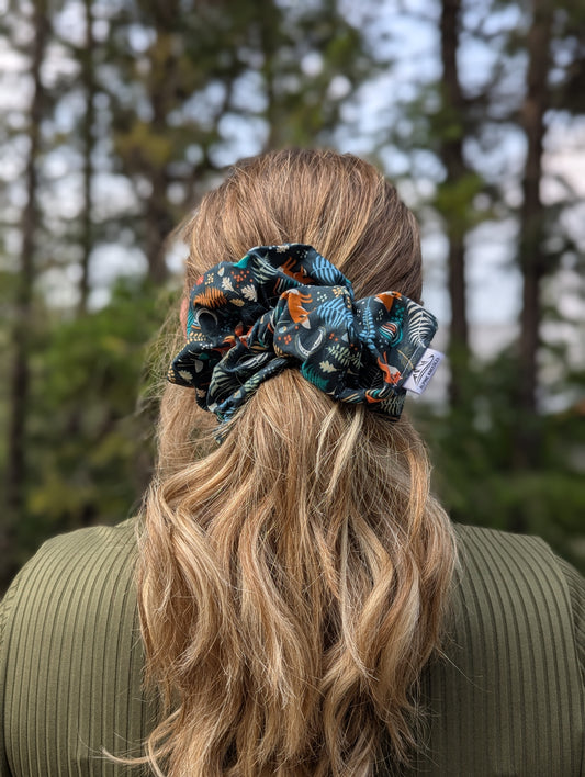Mystic Night - Redwood Cotton Scrunchie - Alpine Kneedles