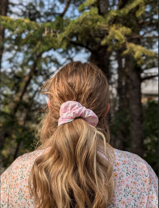 On Wednesdays - Maple Cotton Scrunchie