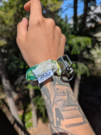 The Citrus Patch – Cotton Scrunchie Keychain Wristlet - Alpine Kneedles