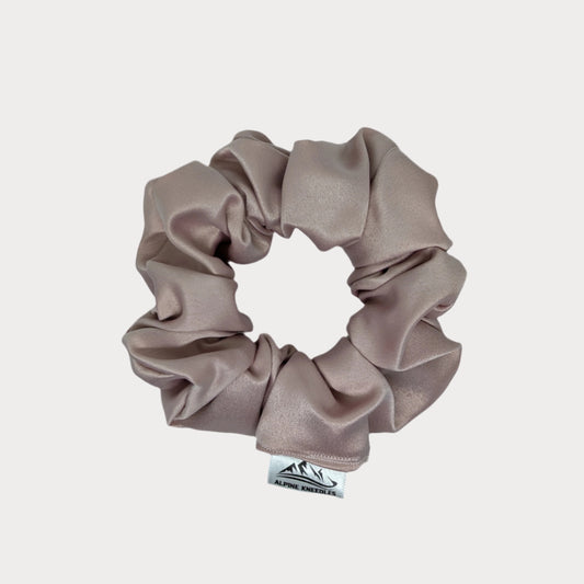 Pink Lily - Maple Satin Scrunchie - Alpine Kneedles