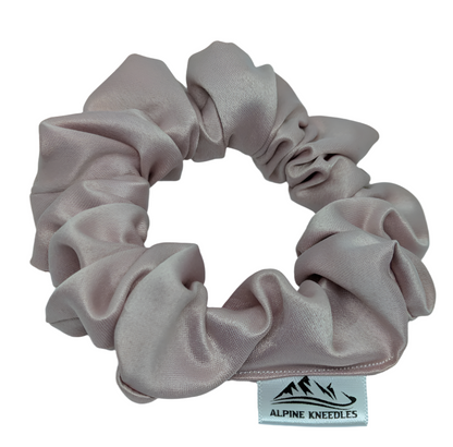 Pink Lily - Sapling Satin Scrunchie - Alpine Kneedles