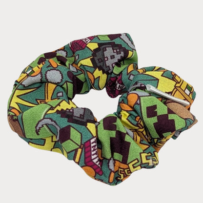 Pixel Grove - Maple Cotton Scrunchie - Alpine Kneedles