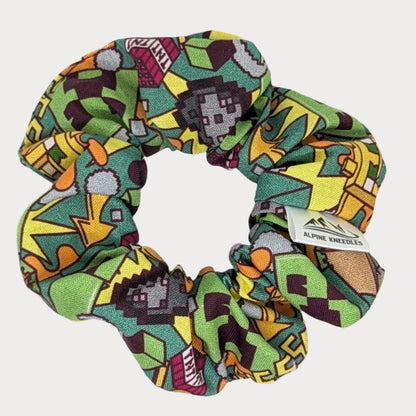 Pixel Grove - Maple Cotton Scrunchie - Alpine Kneedles