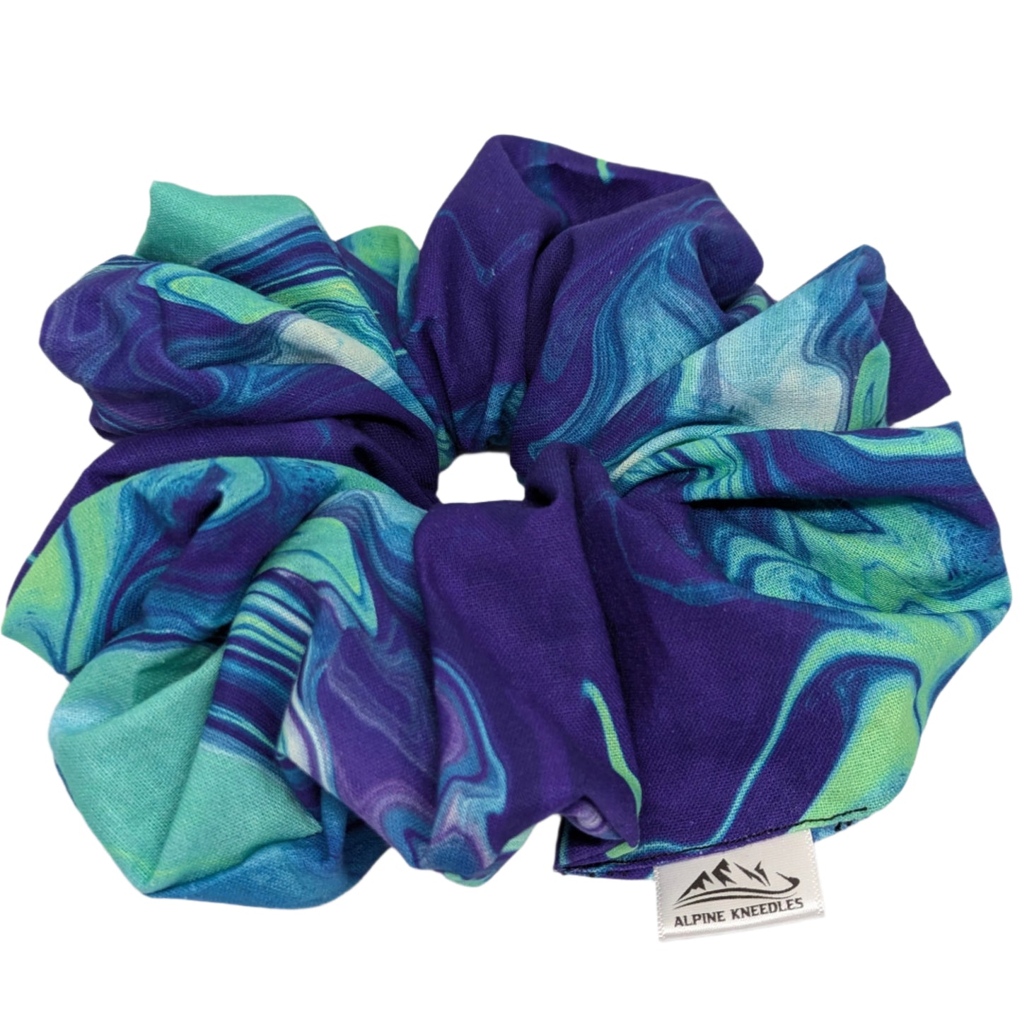 Pool Party - Redwood Cotton Scrunchie - Alpine Kneedles