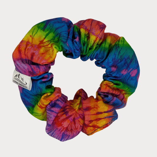 Rainbow Sunrise - Maple Cotton Scrunchie - Alpine Kneedles