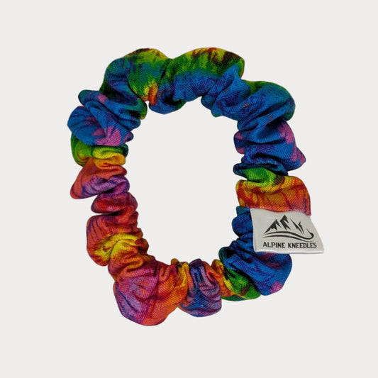 Rainbow Sunrise - Sapling Cotton Scrunchie - Alpine Kneedles