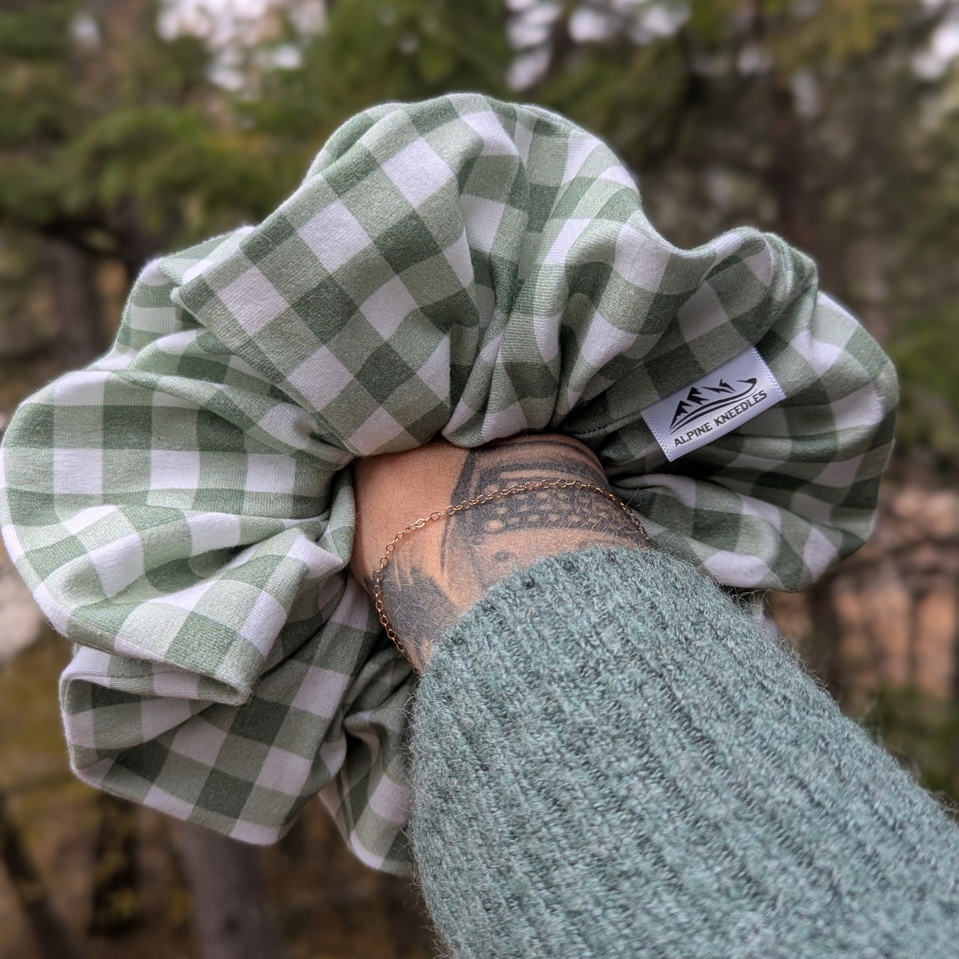 Sugarpine - Redwood Cotton Spandex Scrunchie - Alpine Kneedles