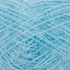 Close-up of light blue yarn with a textured pattern