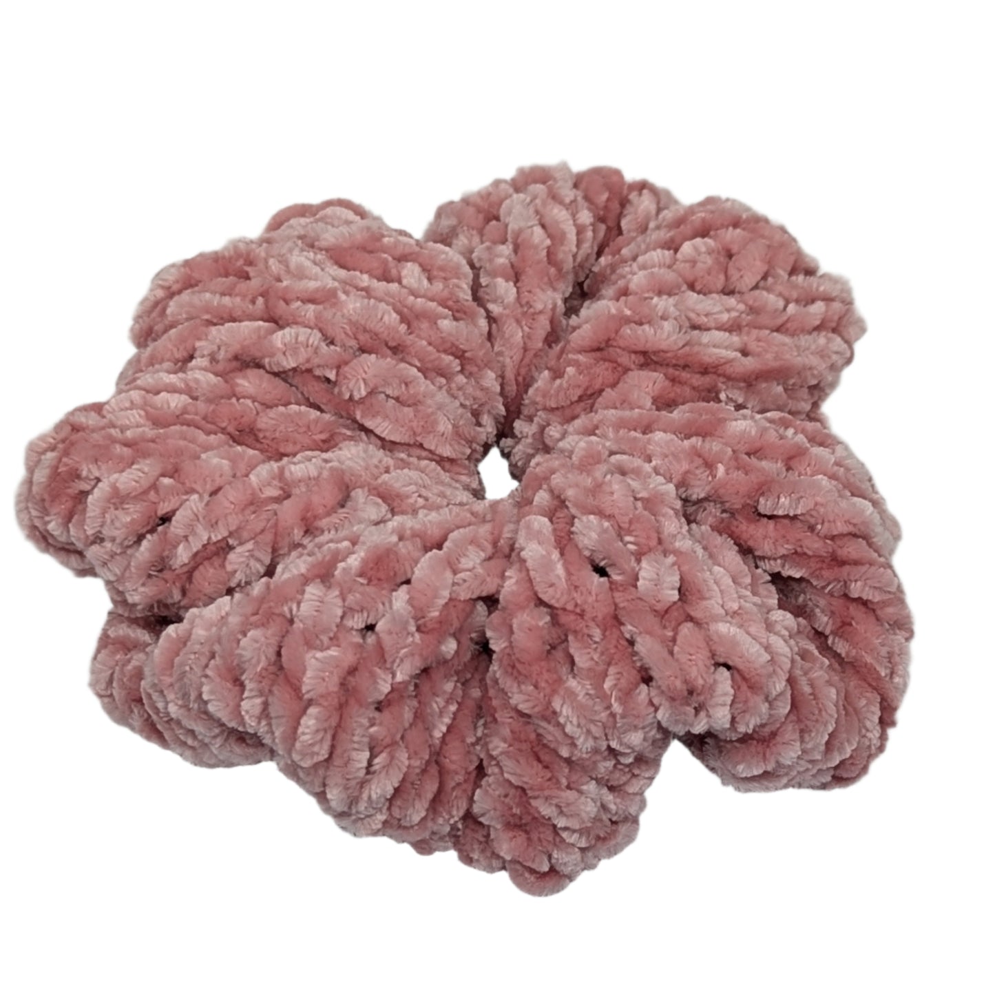 Rosé Dreams - Velvet Knit Scrunchie - Alpine Kneedles