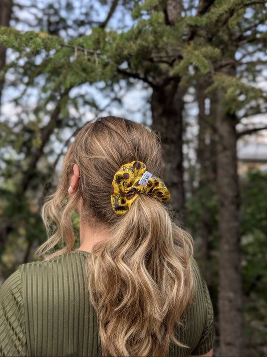 September Sun – Maple Size Cotton Scrunchie