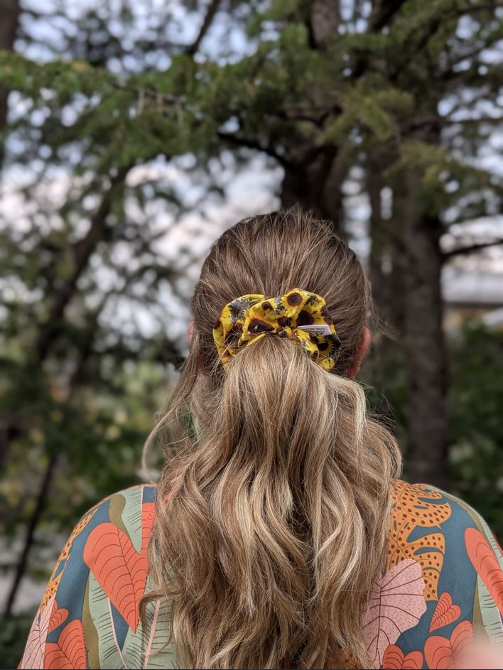 September Sun – Maple Size Cotton Scrunchie