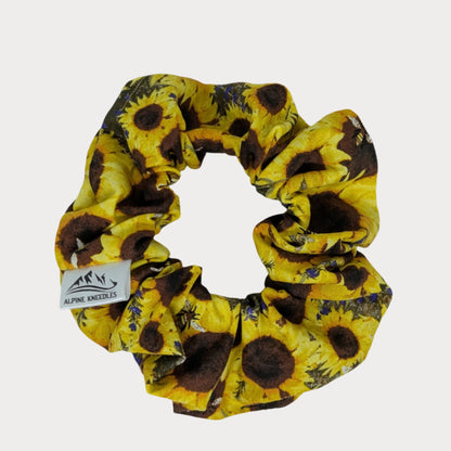 September Sun – Maple Size Cotton Scrunchie - Alpine Kneedles