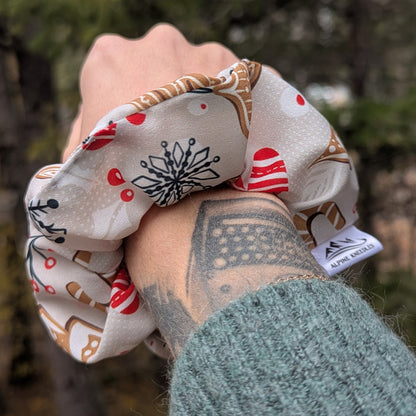 Sugar & Spice- Maple Poly Crepe de Chine Scrunchie - Alpine Kneedles