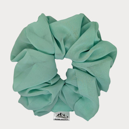 Tranquility - Redwood Chiffon Scrunchie - Alpine Kneedles