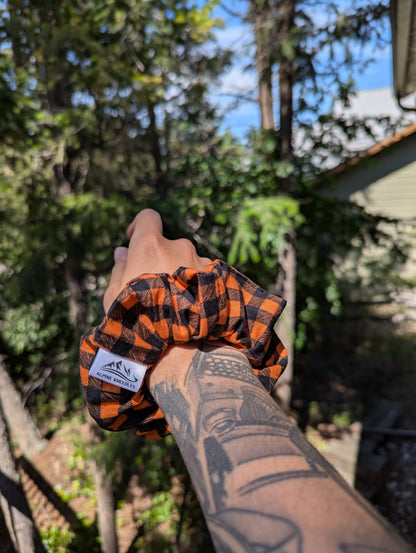 Trick or Treat – Maple Size Cotton Scrunchie - Alpine Kneedles