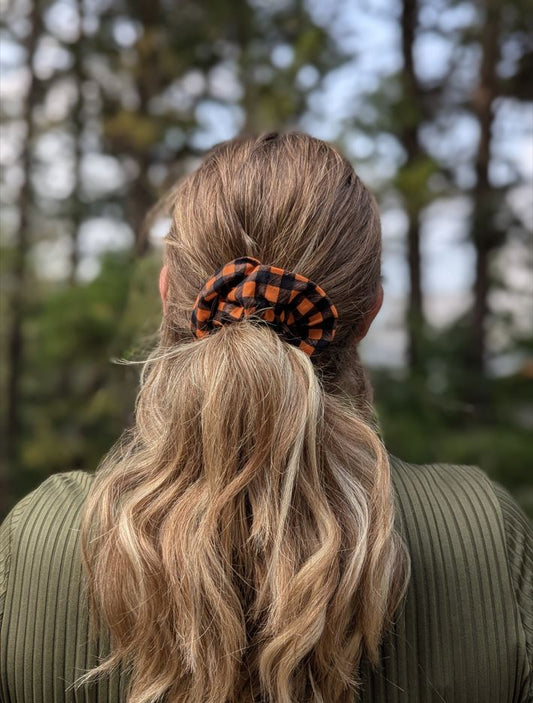 Trick or Treat – Maple Size Cotton Scrunchie