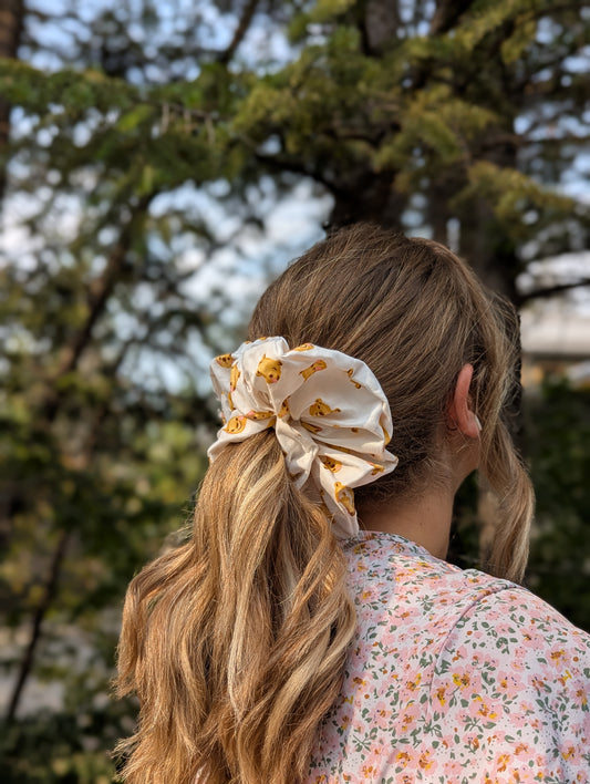 Winnie - Redwood Cotton Scrunchie - Alpine Kneedles