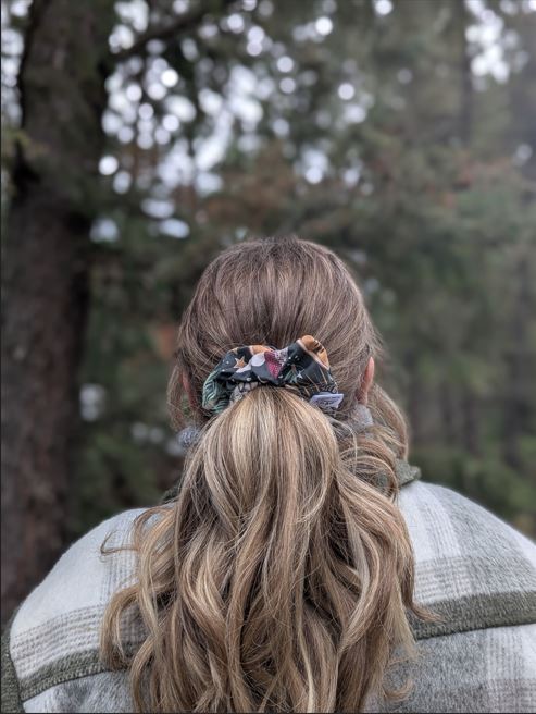 Yuletide Spice - Maple Cotton Scrunchie - Alpine Kneedles