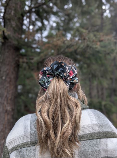 Yuletide Spice - Redwood Cotton Scrunchie - Alpine Kneedles