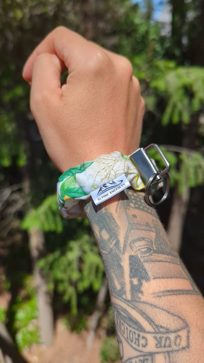 The Citrus Patch – Cotton Scrunchie Keychain Wristlet